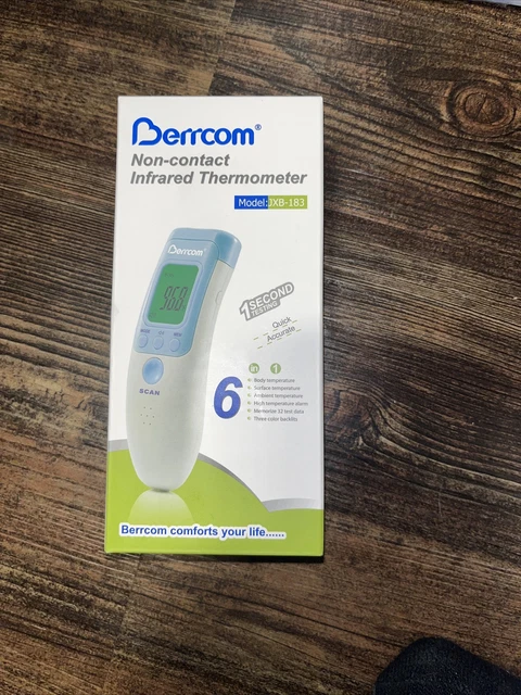 Berrcom JXB-183 Non-Contact Infrared Thermometer - Reads in 1 Second
