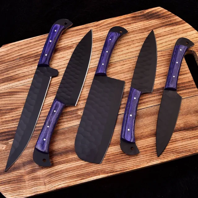 Handmade D2 STEEL CHEF KNIFE Set Kitchen Knives Cutlery X449