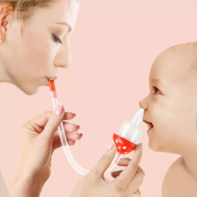 Baby Nasal Suction Aspirator Nose Cleaner Mouth Suction Nose Anti-ride Cleans Y4