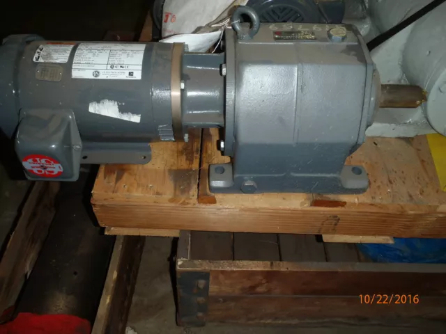 US Motors Gear Reducer Series 2000 1HP 45:1 Ratio  With 1 HP Motor 1145 RPM