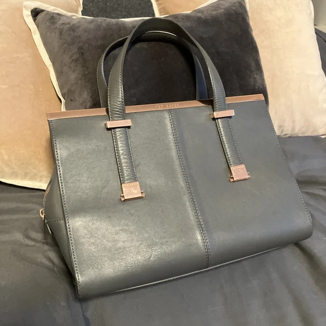 TED BAKER GREY Rose Gold Handbag 29.99 PicClick UK