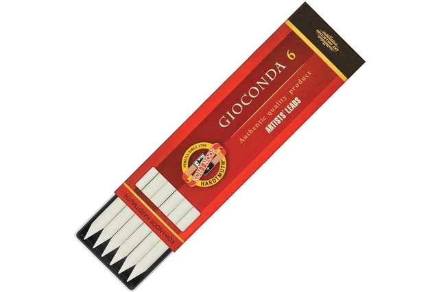 Tiza seca Koh-I-Noor Artists - blanca (Caja de 6)