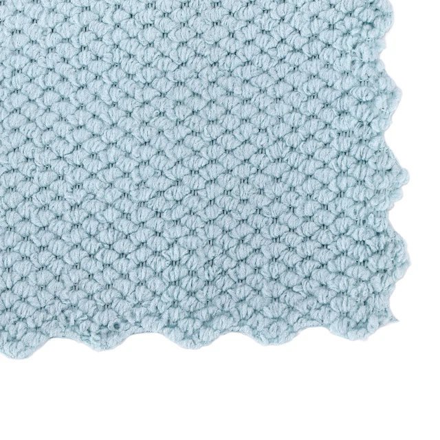 12 piezas/juego de paño de limpieza duradero de lana de coral reutilizable súper absorbente cocina
