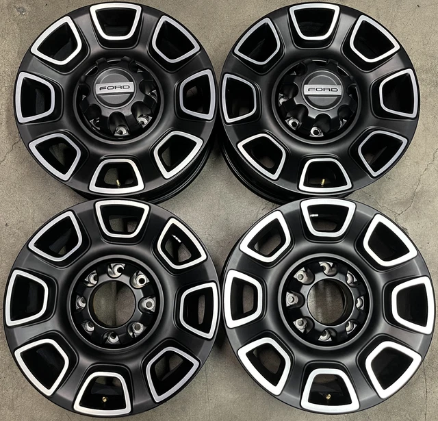 FOUR 2024 FORD F250 F350 Factory 20 Wheels Oem Rims Black Pc3C1007Ha
