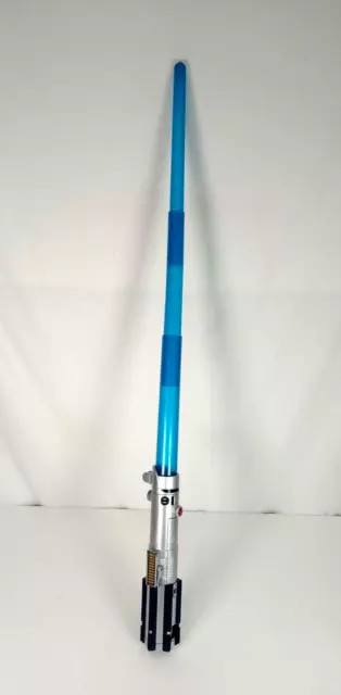 Star Wars Blue Lightsaber Jedi Working Sounds and Lights Hasbro 2015 COSPLAY