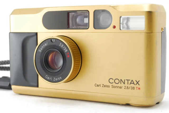 READ [Near MINT] Contax T2 Gold 35mm Point & Shoot AF Film Camera From JAPAN