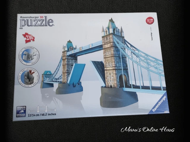3 D PUZZLE Tower Bridge London Ravensburger NEU 1,17m x 46cm OVP EUR 32 ...
