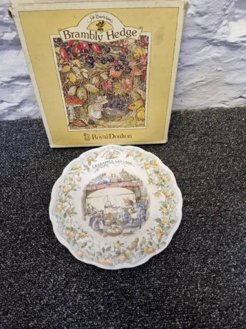 Royal Doulton Brambly Hedge - "Crabapple Cottage" - Plate