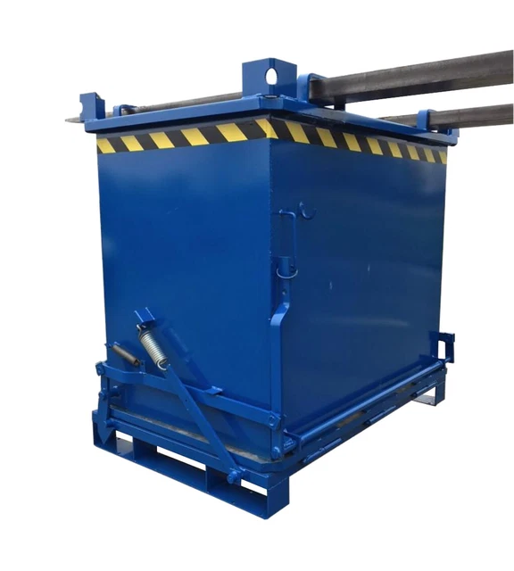 Contenitore a pavimento pieghevole contenitore a pavimento pieghevole contenuto 1 m3 carrello elevatore capacità di carico 1500 kg