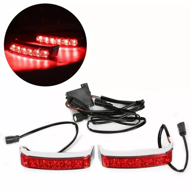 Saddlebag Saddle Bags LED Run Brake Turn Lamp Light For Harley Touring 2014-2023