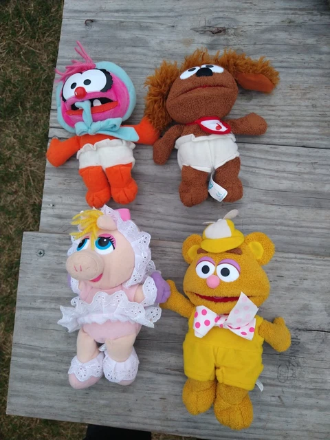 4 Muppet Babies 1997 Vintage Beanie Plush