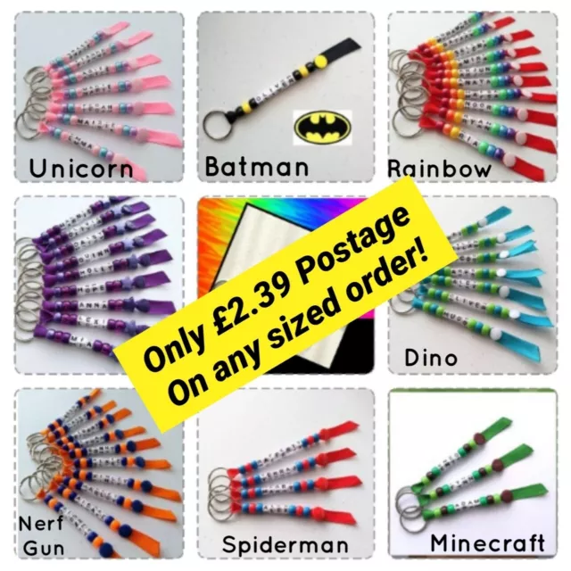 PERSONALISED Keyring School Teacher Class Gift Party Bag Fillers Favours Student