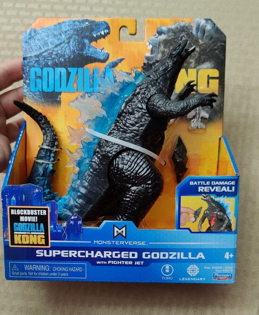 MONSTERVERSE SUPERCHARGED GODZILLA With Fighter Jet Godzilla Vs. Kong