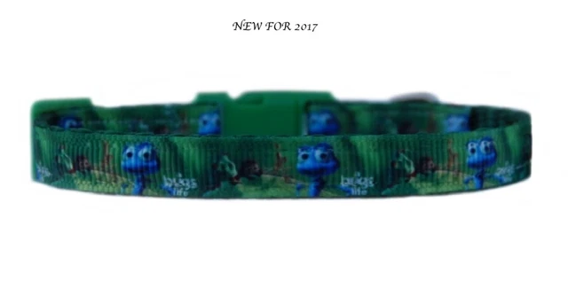 Verde " A Bugs Life "Collar para Perro Cachorro o Chihuahua & O Cable Juego