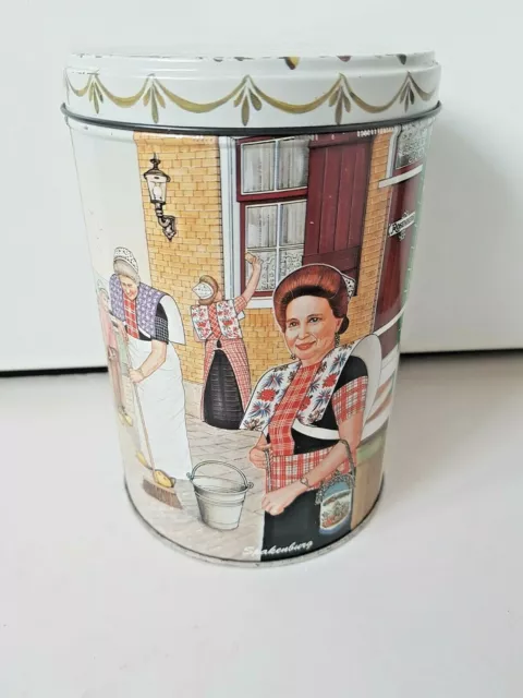VINTAGE TRADITIONAL COSTUMES Cookie Tin Canister Volendam Marken ...