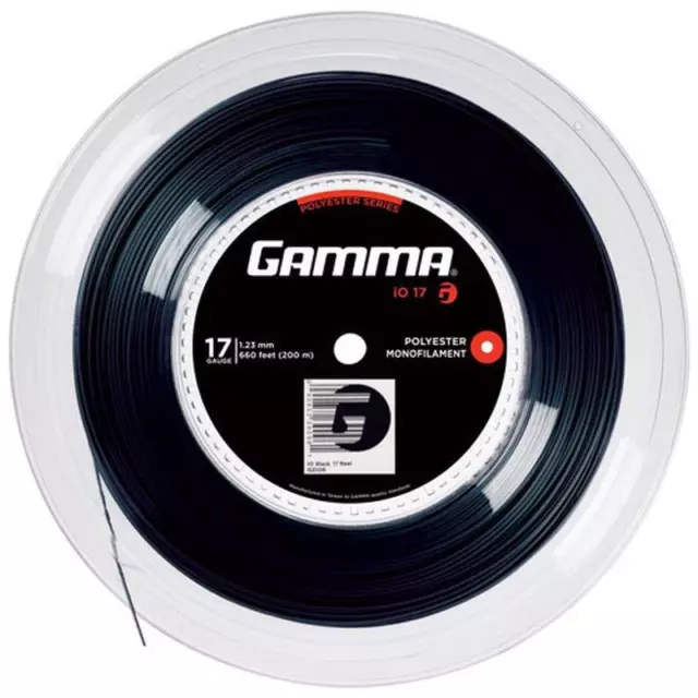 Gamma iO ( 200m Rolle ) schwarz 1,23 mm (0,41 EUR/m)