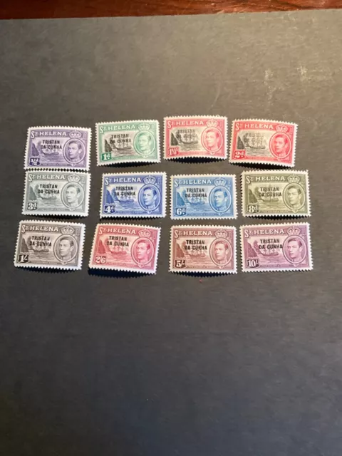 Tristan Da Cunha Stamp #1-12 never hinged