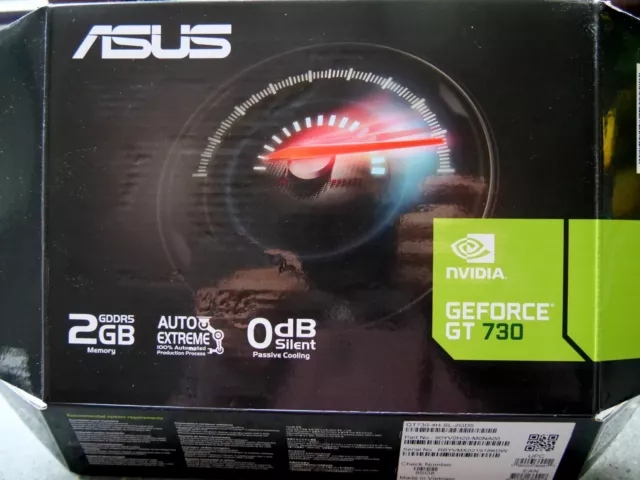 ASUS GeForce GT 730 2GB Graphics Card GeForce GT 730 2GB GDDR5 Memory 4 x HDMI
