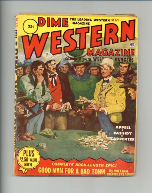 Dime Western Magazine Pulp May 1951 Vol. 60 #3 GD