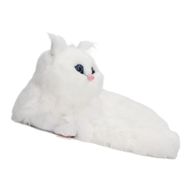 Poupée De Chat En Peluche De Simulation Portable Mignon Joli Nez Rose