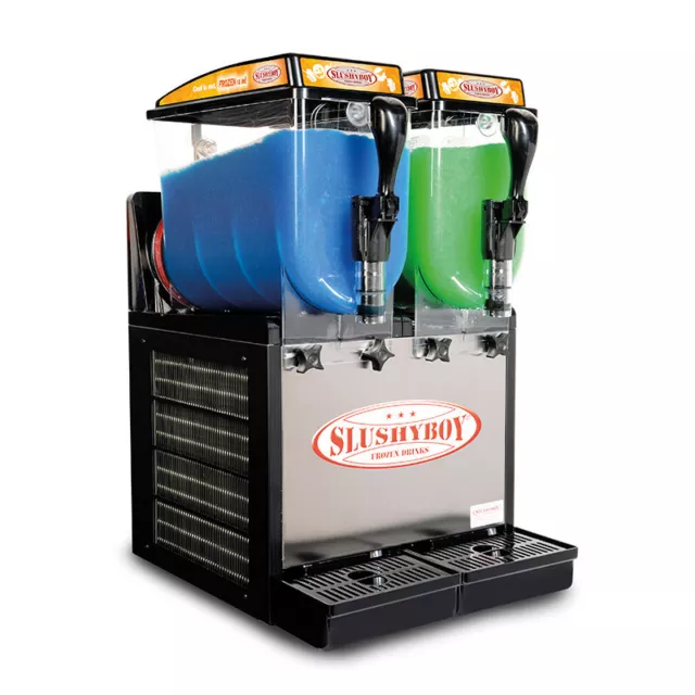 SLUSHYBOY® | Slush-Eis-Maschine Slusher Classic 2 x 10 Liter SLUSHYBOY® | Slush-Eis-Maschine Slusher Classic 2 x 10 Liter