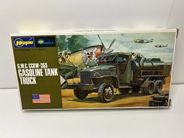 Hasegawa GMC CCKW-353 Gasoline Tank Truck IN 1/72 Scale