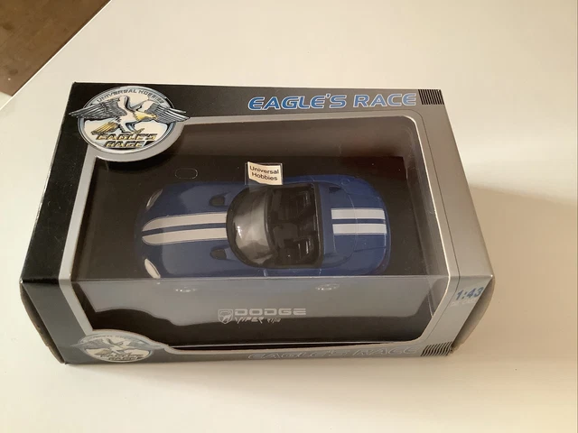 Eagle Race Maßstab 1/43 Druckgussmodell 624002 DODGE VIPER RT/10 BLAU/WEISS