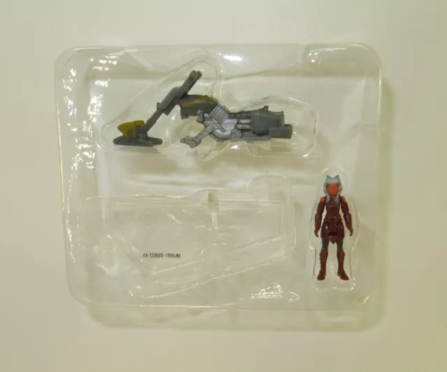 AHSOKA TANO & Speeder Bike Star Wars Micro Galaxy Squadron Scout Series