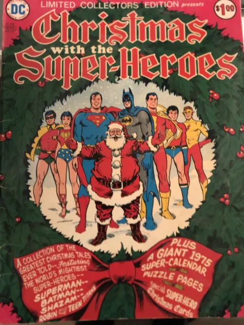 LIMITED COLLECTORS' EDITION CHRISTMAS with the SUPERHEROES 1975 BATMAN - SHAZAM