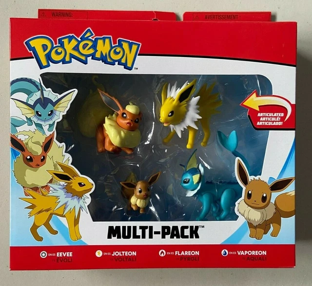 Pokemon Evolution Multipack Figures - Eevee, Jolteon, Flareon