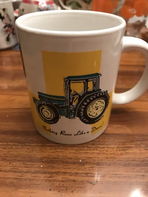 Gibson John Deere Coffee Mug Cup Nothing Runs Like A Deere