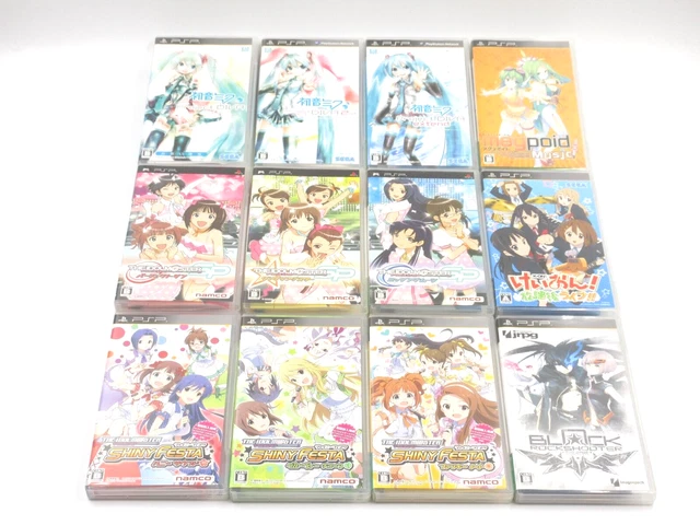 Hatsune Miku Project Diva Megpoid K-on Black Rock Shooter Idolmaster PSP Japan