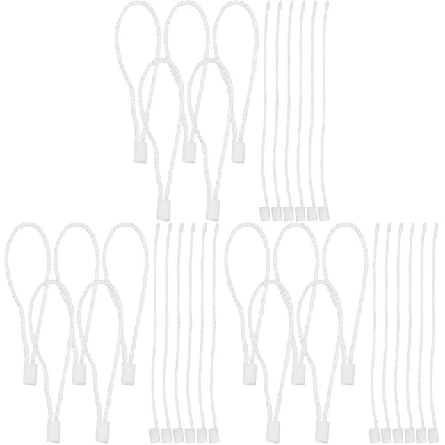 3 Taschen Kleidungsanhänger-Seil Shop-Kleidungsanhänger Tag-Verschlüsse