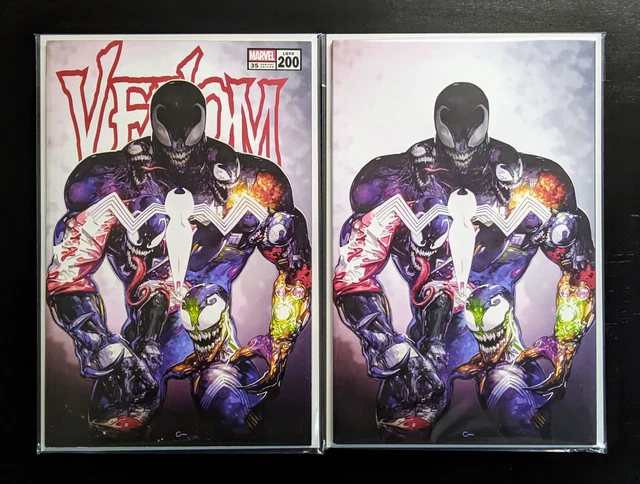 Venom #35/200 Clayton Crain Variant Set - Trade + Virgin - 2021 Marvel