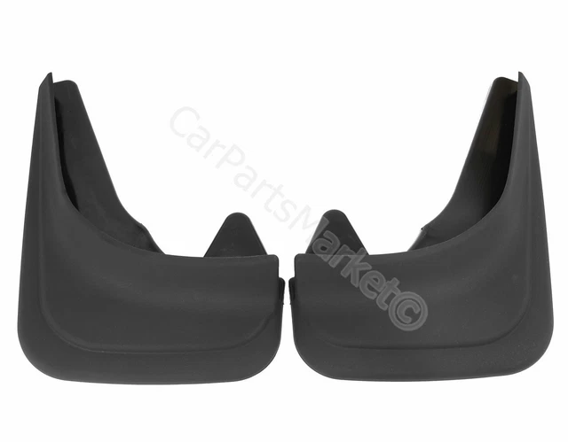 Pair of Car Front Universal Mud Flaps Black Rubber Moulded For Mercedes Vito