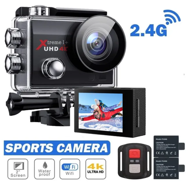Campark Sport Action Camcorder EIS 4K HD Unterwasser Helm Kamera für Vlog Webcam