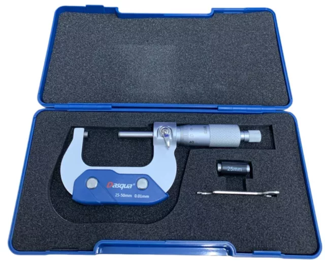 Dasqua 25-50mm outside micrometer 0.01mm Graduations 4111-5210 from RDGTOOLS