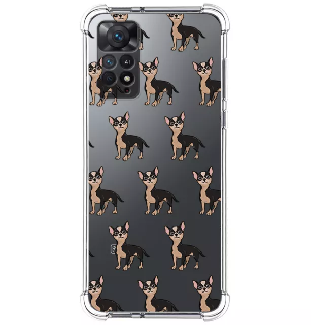 Coque Silicone Anti-chocs pour Xiaomi Redmi Note 12 Pro 4G Chiens 11 Dessins