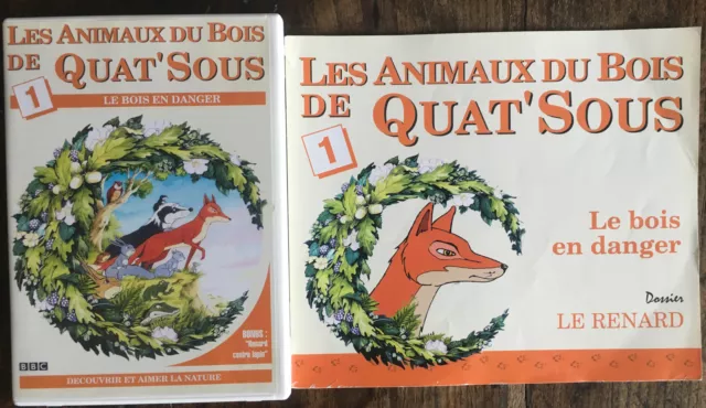 Les Animaux Du Bois De Quat'sous : Le Bois En Danger ... Dvd + Livre