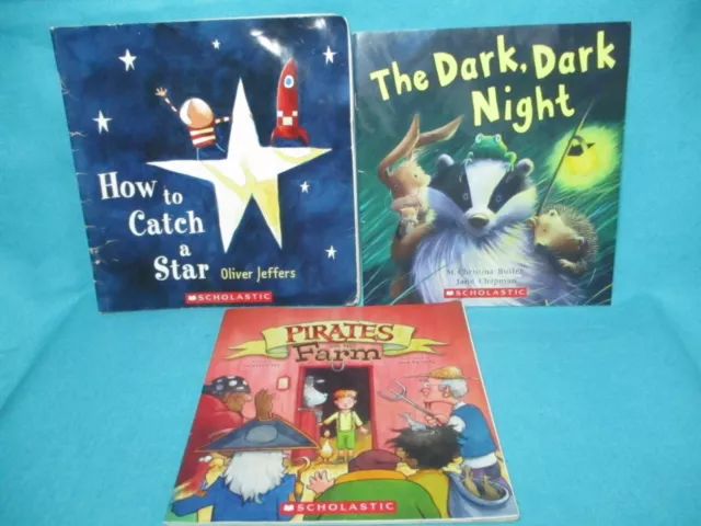 3 Children's Bks-"How to Catch a Star" "The Dark Dark Night" "Pirates on Farm"