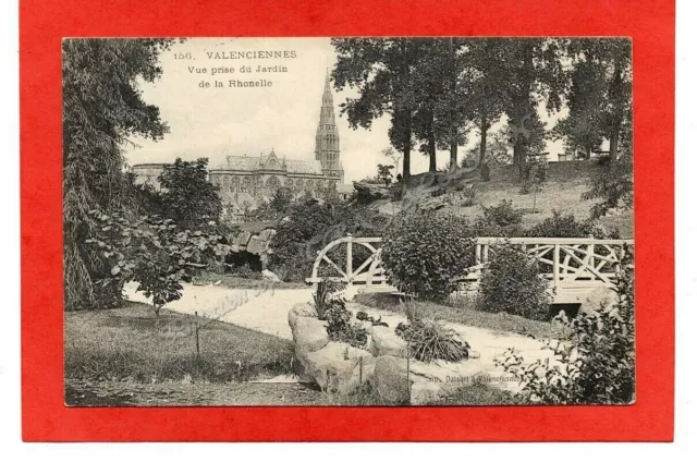 CPA 59 VALENCIENNES - Vue prise du Jardin de la Rhonelle