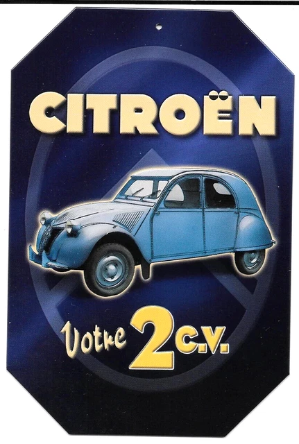 Plaque émaillée : CITROËN ATELIER
