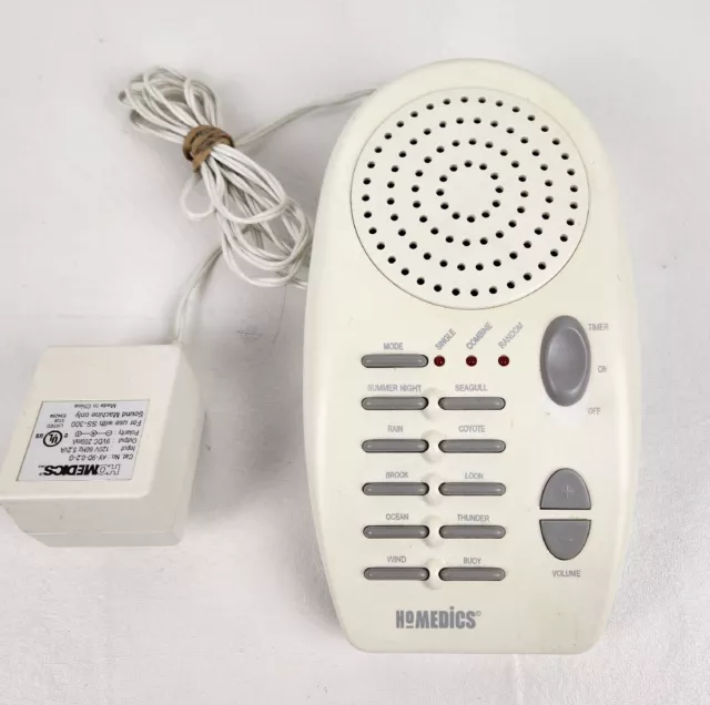 Máquina de sonido HoMedics modelo SS-300 relajación hogar spa