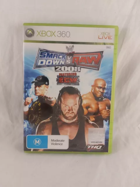 xbox 360 WWE SMACKDOWN VS RAW 2010 (Works On US Consoles) Region Free NI