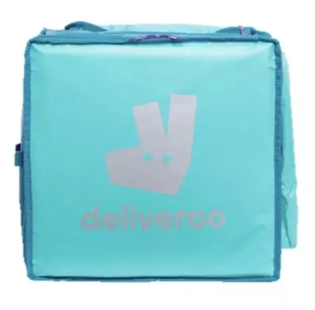 Deliveroo Thermotasche GROSSGRÖSSE Lebensmittellieferung Fahrradtasche Motorradrucksack NEU