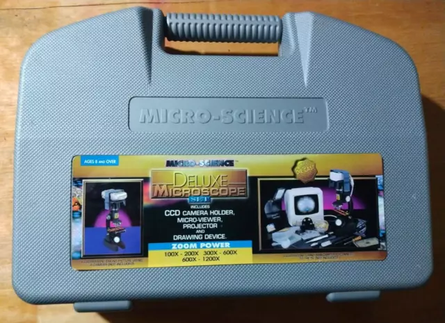 Micro-Science Deluxe Microscope Set Ages 8 and Over [Free Shipping]