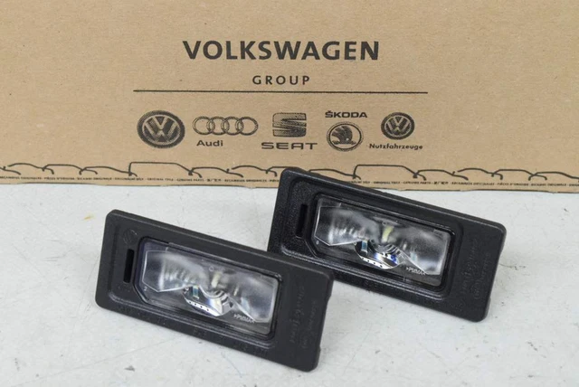 Éclairage LED Pour Plaque D'immatriculation Audi - Compatible A6, A4, A3, Q7, A8 Etc. - Blanc Xénon, Sans Erreur, étanche