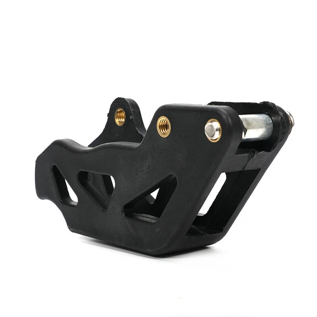 Carbon Black Motorcycle Chain Guide Box Protective Anti Skid Chains Gear Cover×1