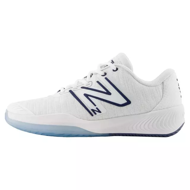 NEW BALANCE MEN`S Fuel Cell 996v5 2E Width Tennis Shoes White and Navy ...