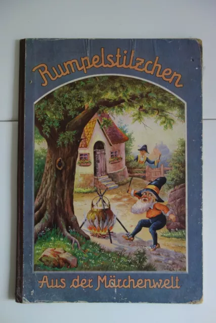 Original altes  Märchen Buch, Rumpelstilzchen, Gebrüder Grimm